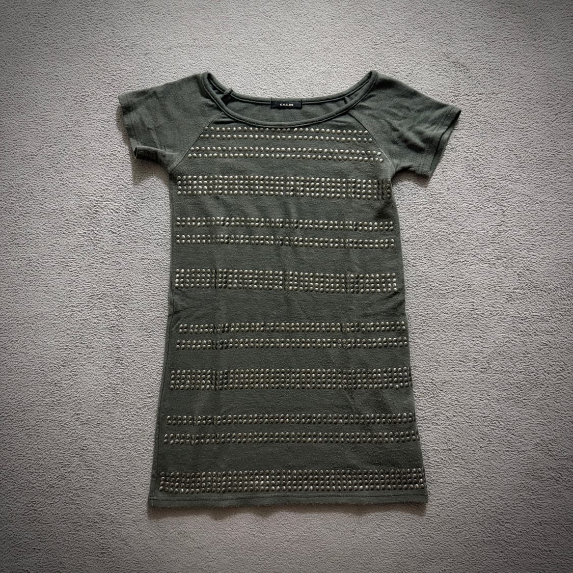 Stud detail long t shirt 상품이미지1