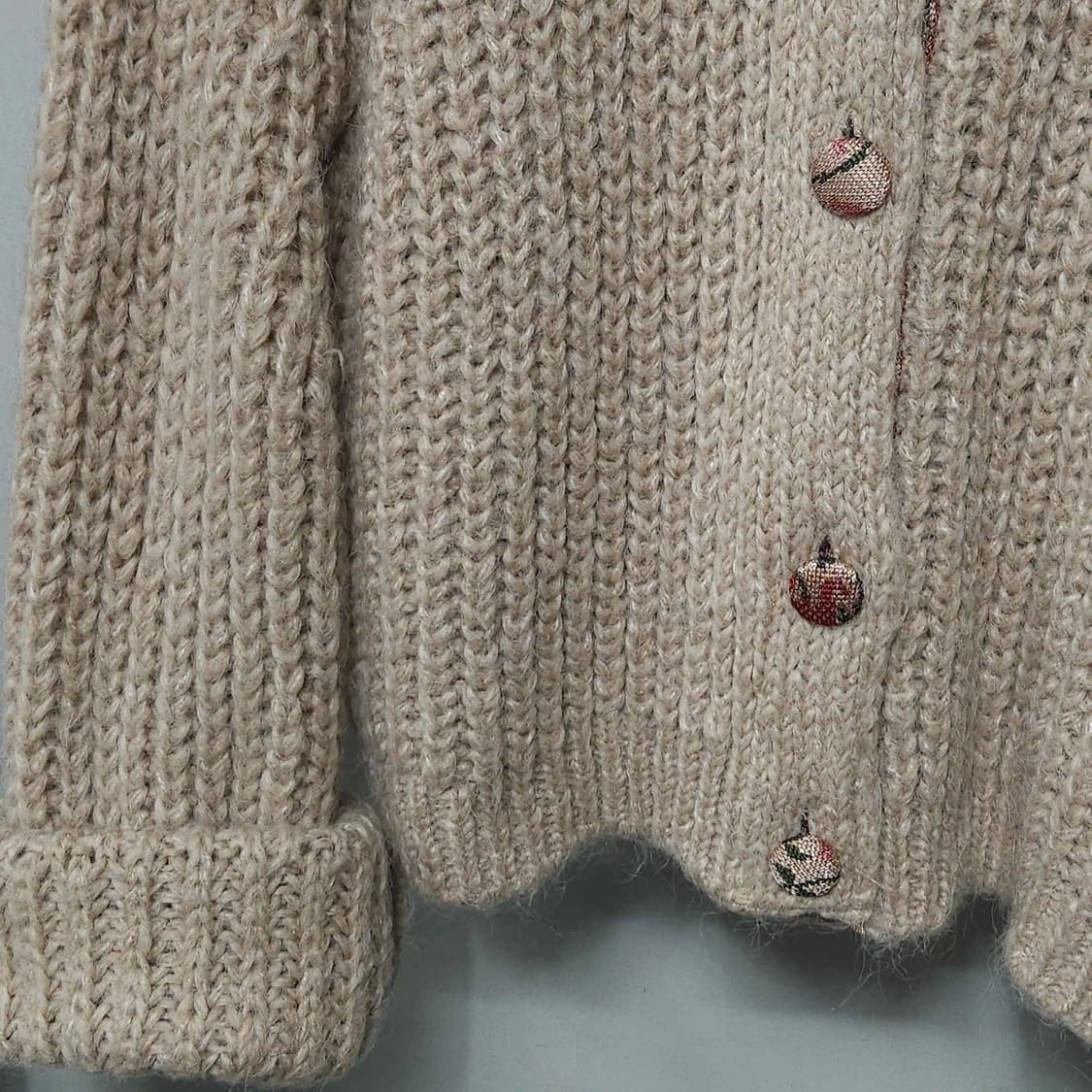 여성55~66)ZARA 뜨개짜임 니트 가디건 상품이미지3