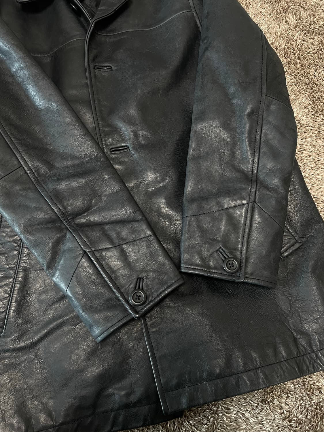 빈티지 올드갭 레더 카코트 old gap 상품이미지5