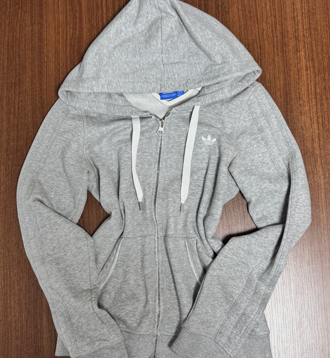 아디다스 파이어버드 그레이 후드집업  상품이미지1
