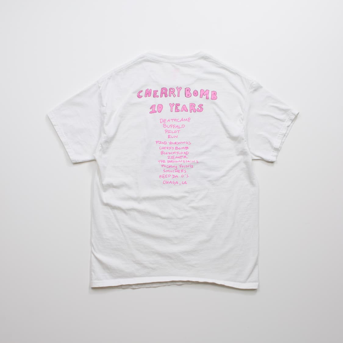 골프왕 Cherry bomb 10주년 기념 앨범 커버 티셔츠 상품이미지4