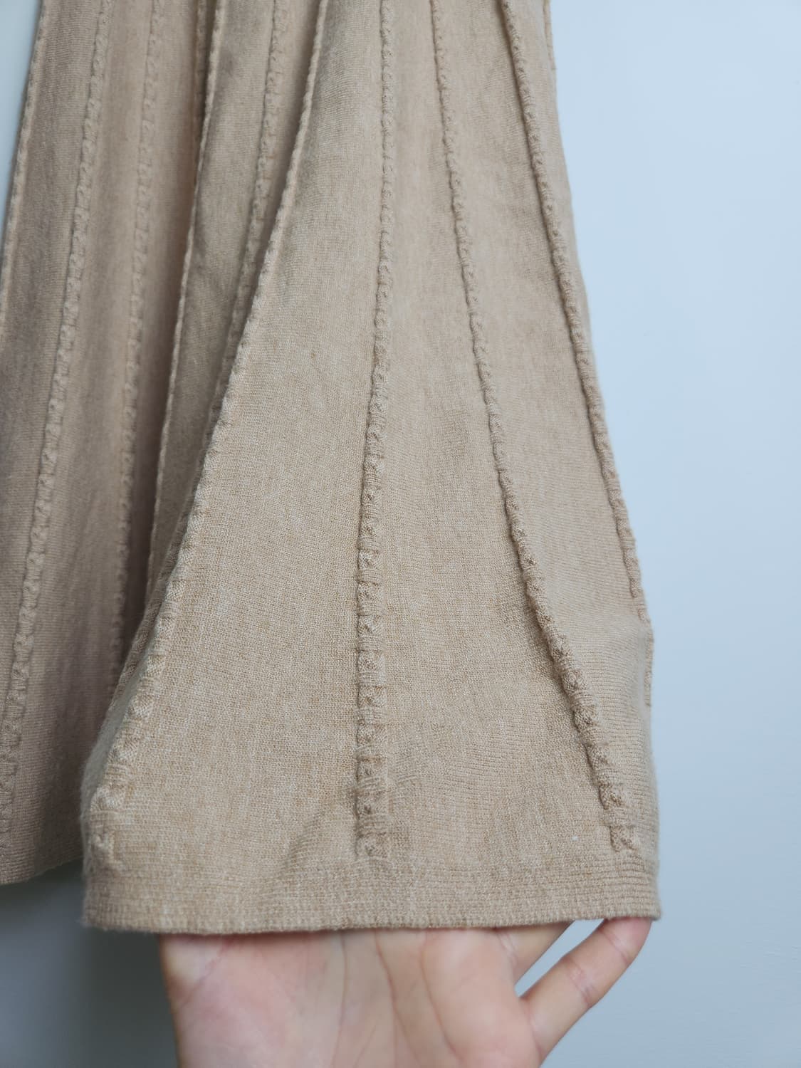 라인 니트 롱 스커트 상품이미지7