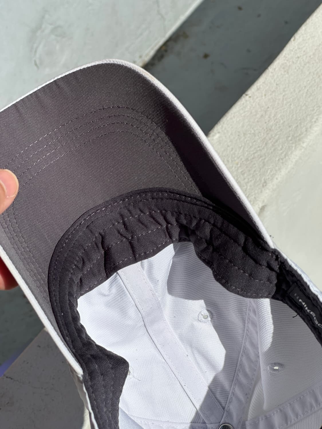 [F] 나이키 화이트 러닝 볼캡 모자 상품이미지5