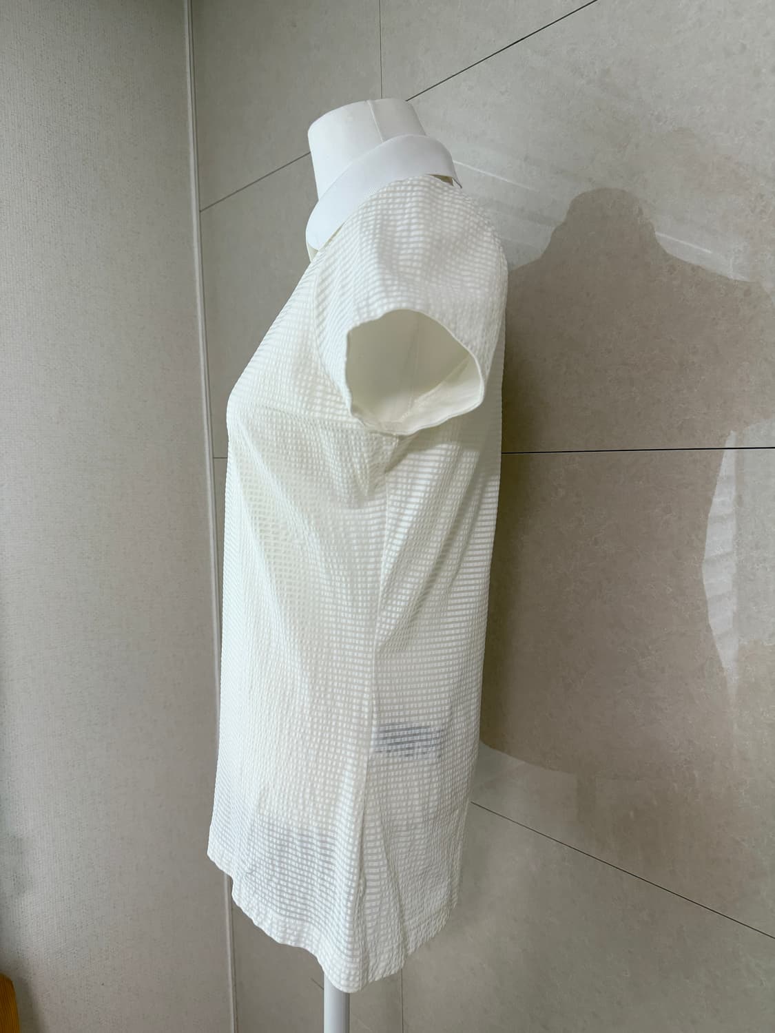 풋조이 FJ 골프웨어 화이트 반팔 카라티 S 상품이미지2