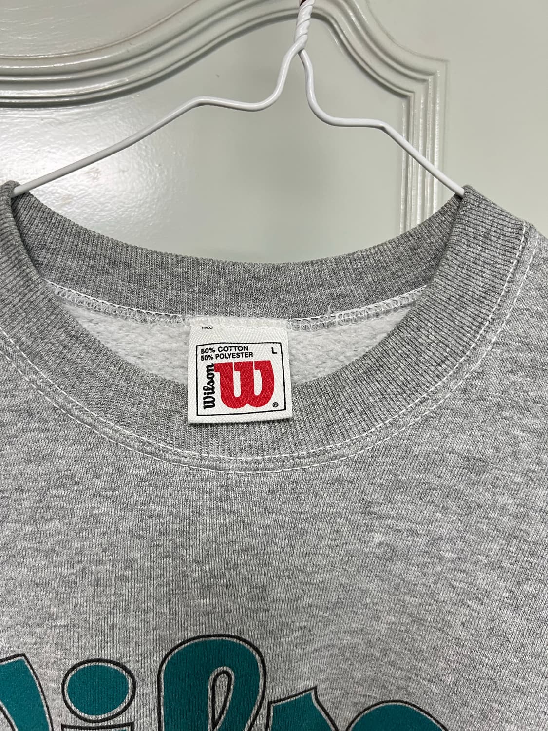 Wilson 윌슨 빈티지 맨투맨 그레이 Made in USA L (XL) 상품이미지3