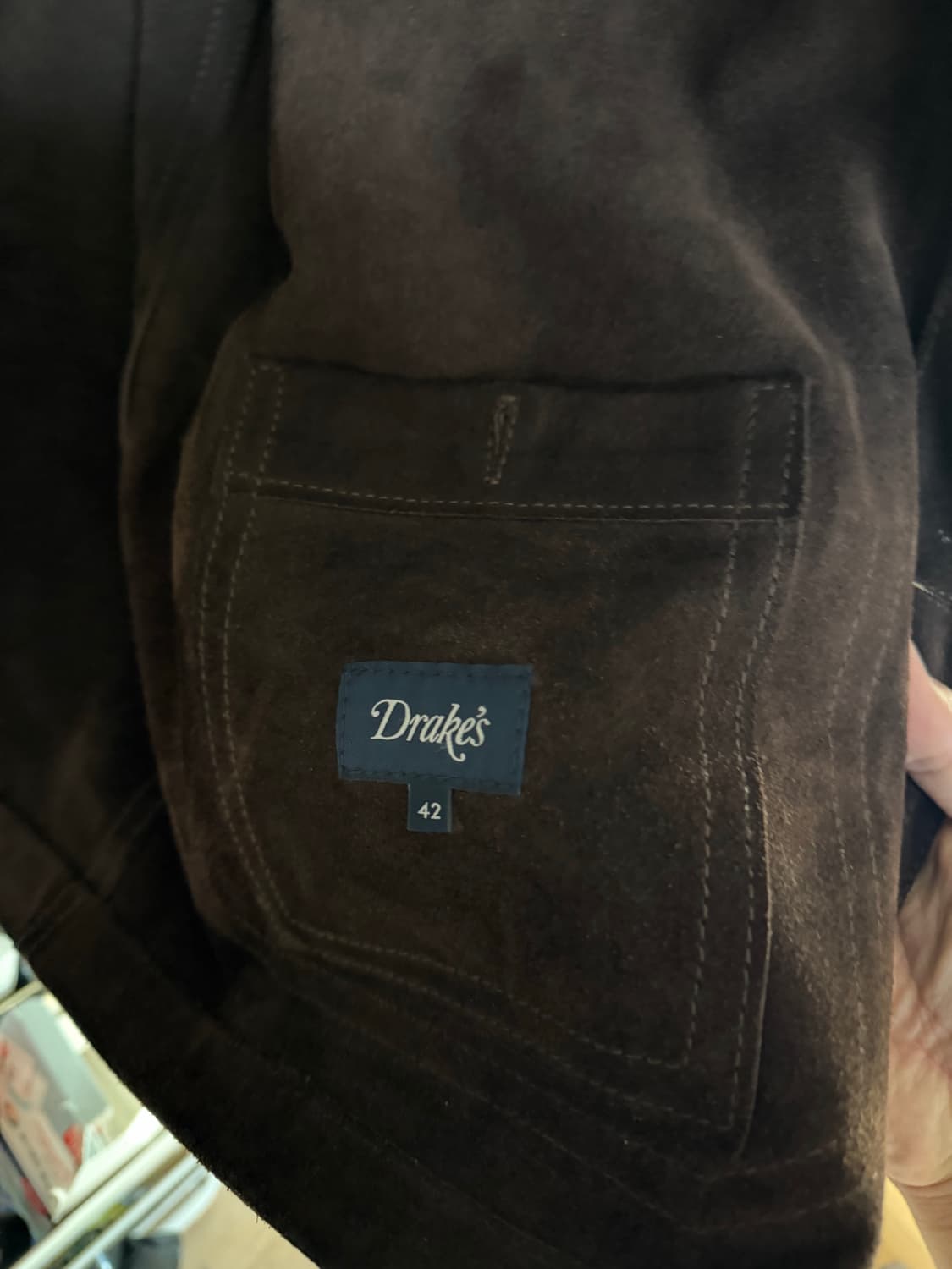 드레익스 / 스웨이드 초어 42사이즈 / 다크브라운 상품이미지2