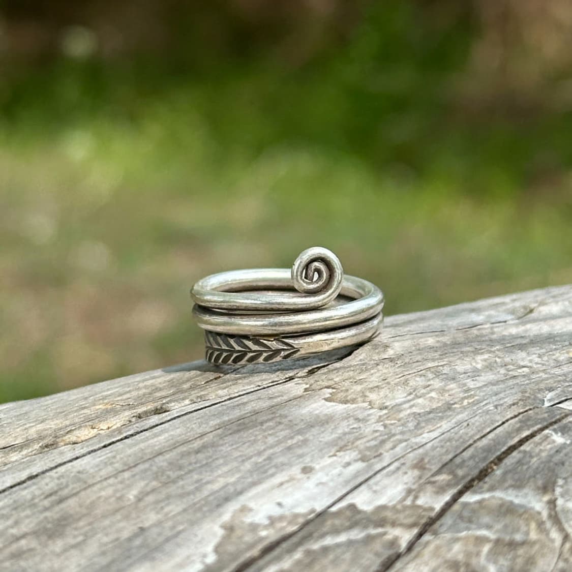 Spiral path karensilver ring 🌀 상품이미지1