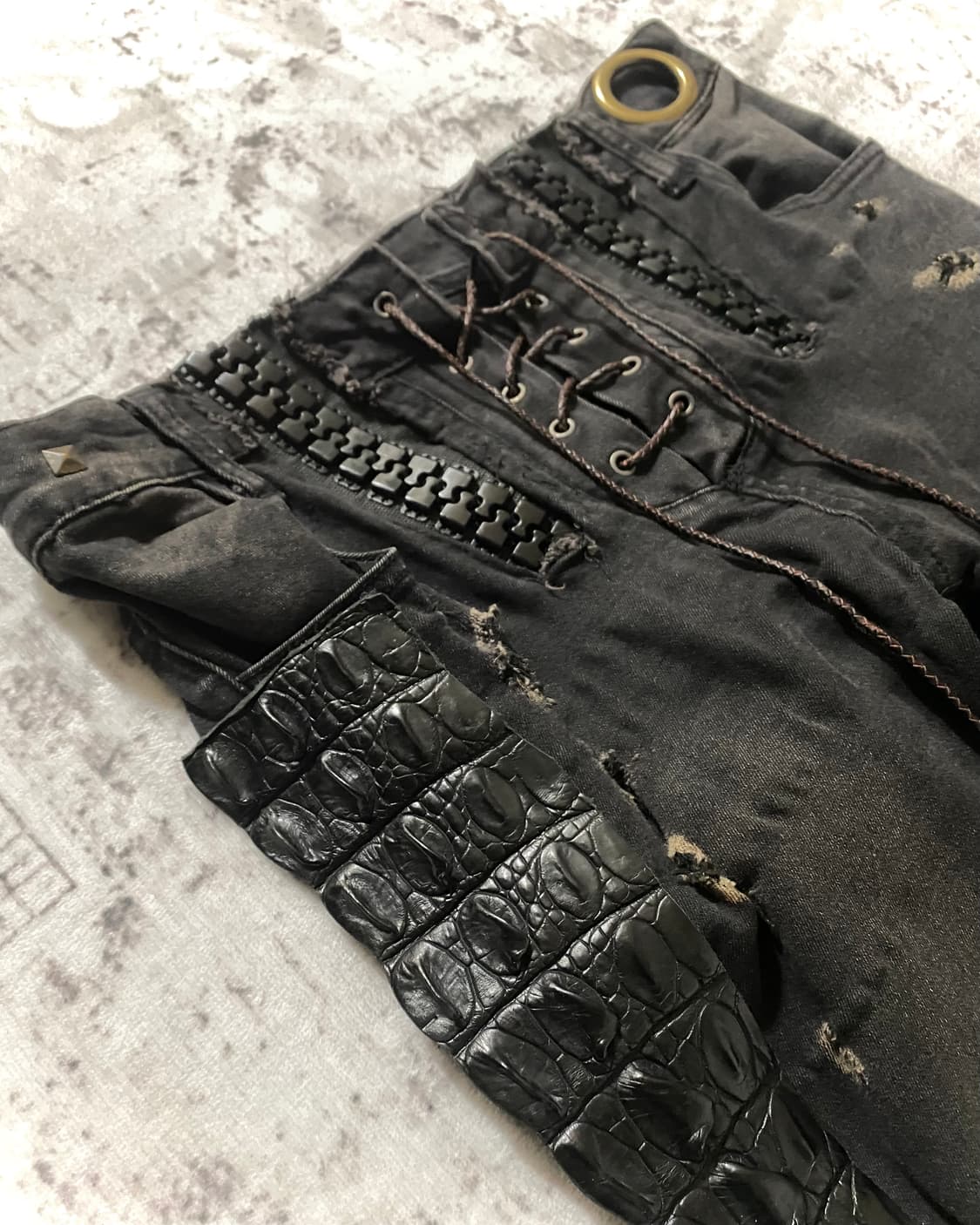 (최종 가격 인하) Lace-up flare jeans 상품이미지5