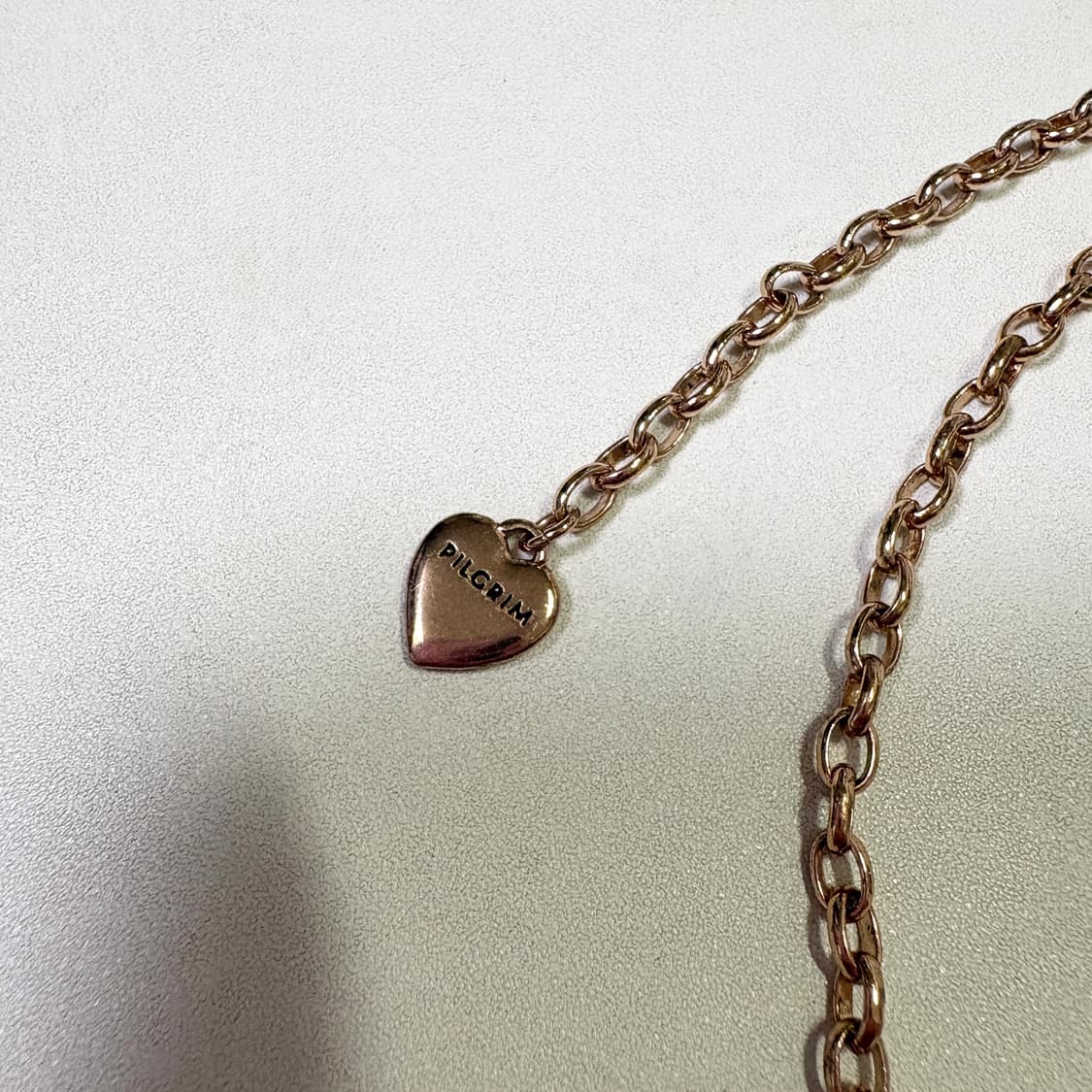 필그림 하트 로즈골드 목걸이 상품이미지2