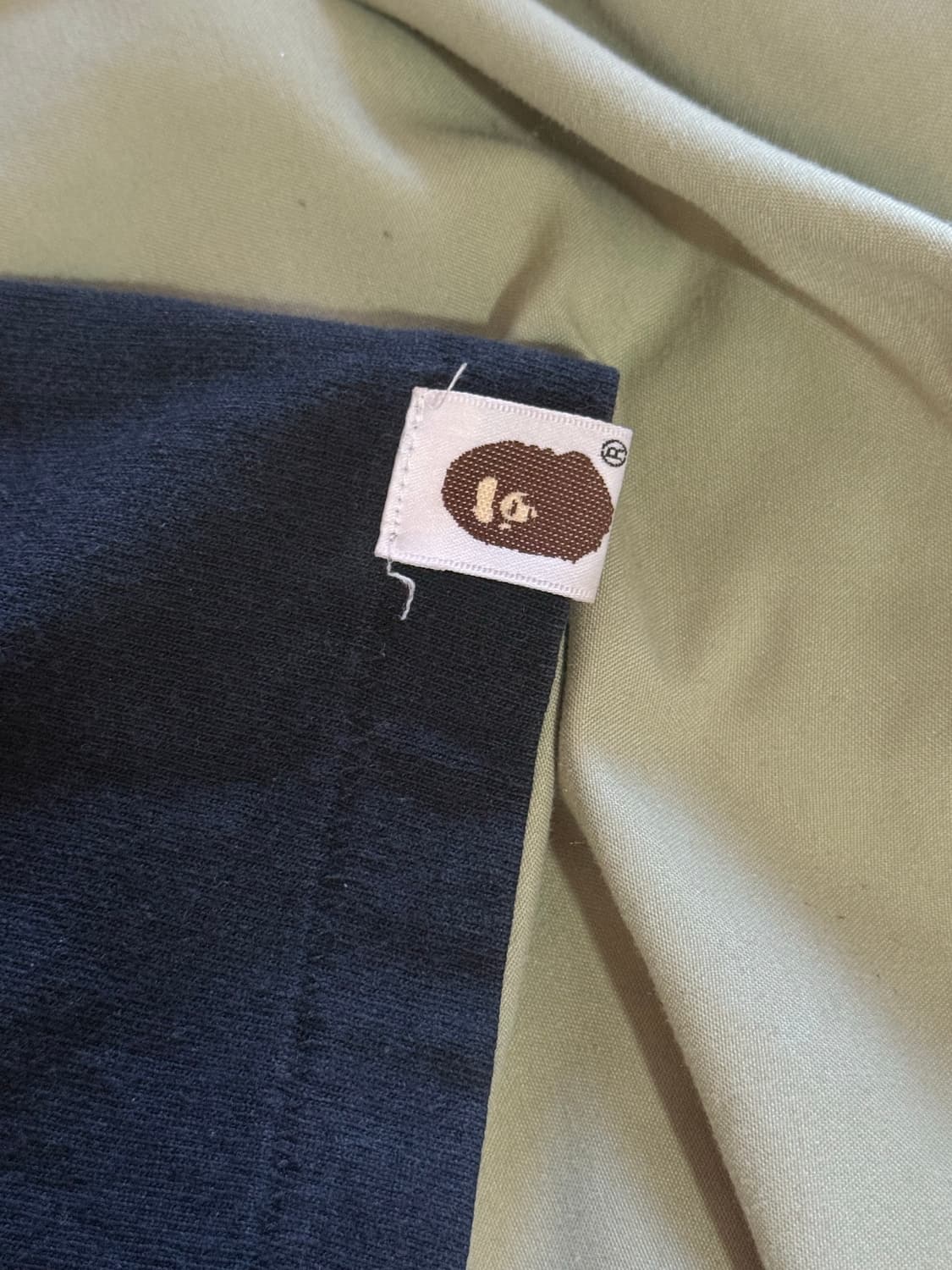 BAPE 반팔 네이비 M 상품이미지5