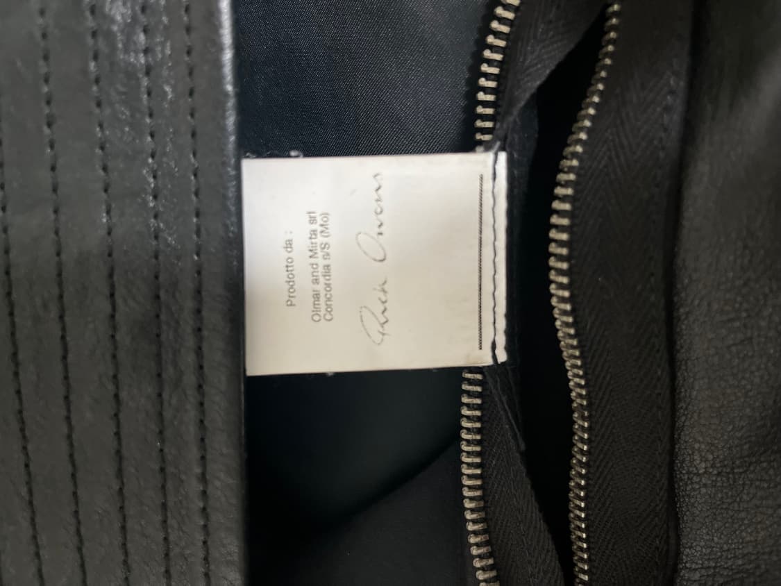 릭오웬스 레더 자켓 상품이미지4