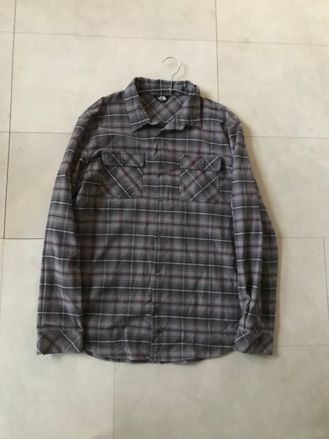 노페 그레이 오버핏 셔츠 상품이미지7