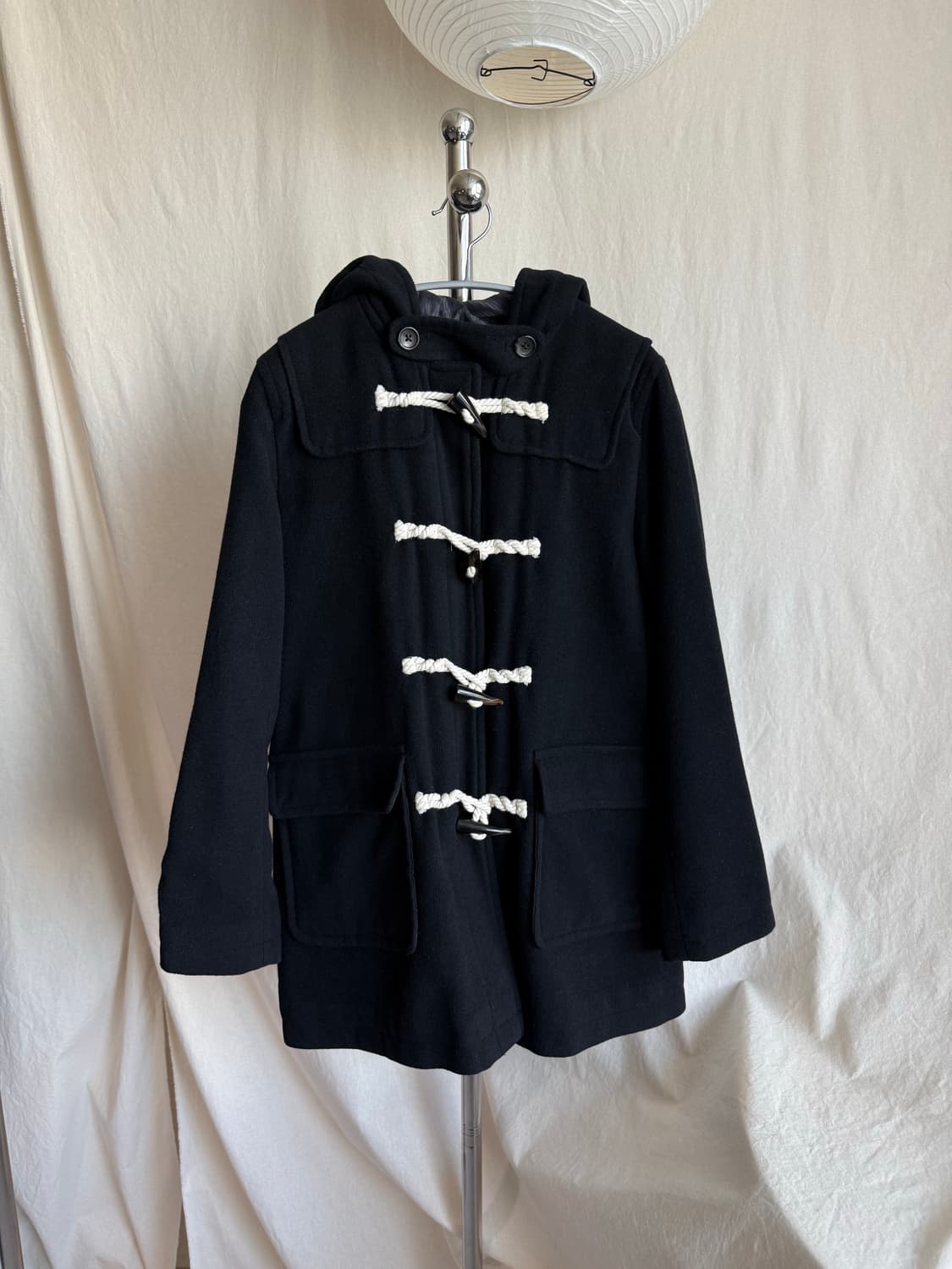 Back Number Letter 더플 코트 상품이미지1