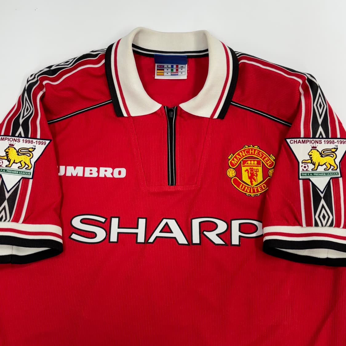 엄브로 98 00 맨체스터 유나이티드 홈 베컴 유니폼  상품이미지3
