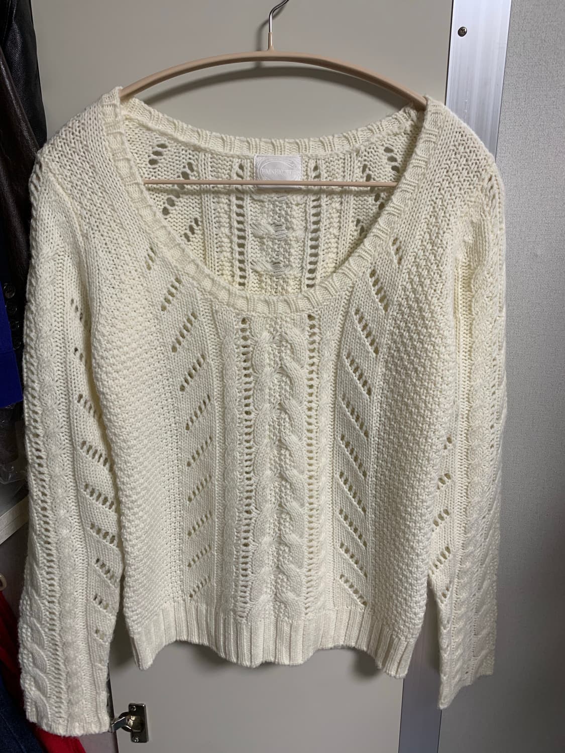 빈티지 U넥 니트 (달천 갸루깔) 상품이미지6