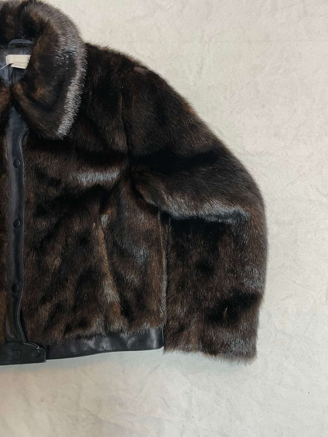 H&M 페이크퍼 코트  상품이미지4