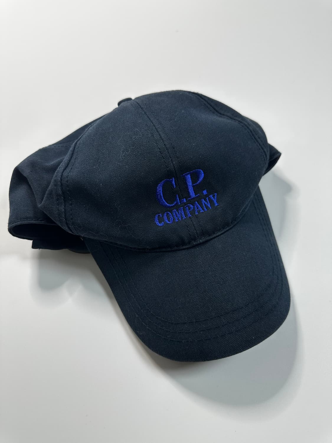 CP 컴퍼니 네이비 구형 고글볼캡 상품이미지1