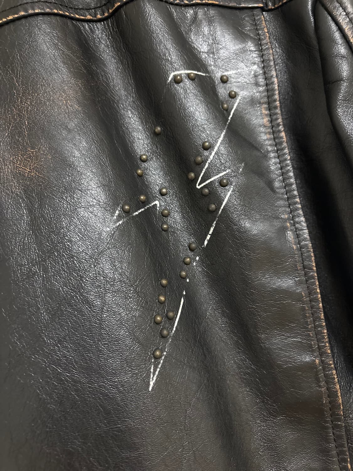 생로랑 L01 번개 스터드 레더 자켓 (에디시즌) 상품이미지6