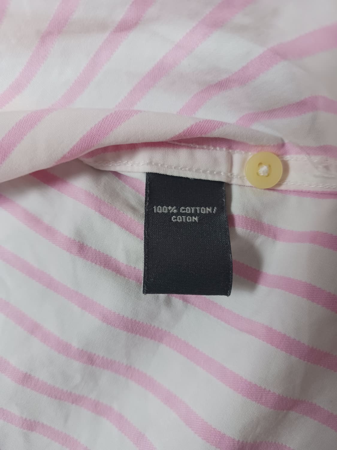 [2XL] 아베크롬비 앤 피치 머슬핏 핑크 스트라이프 셔츠 상품이미지6