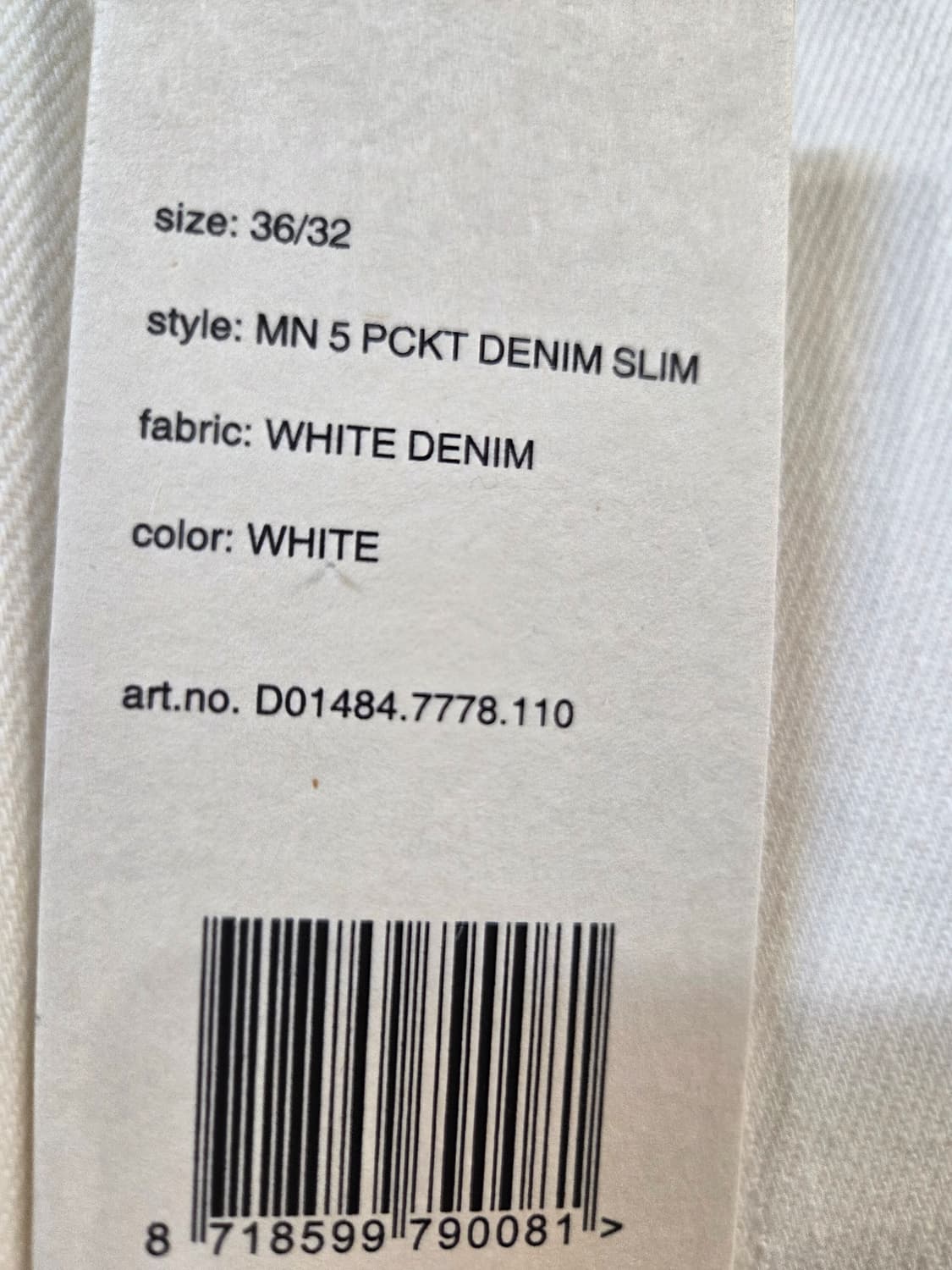 G-STAR 화이트 셀비지 데님 팬츠(30/32/33/36) 상품이미지9