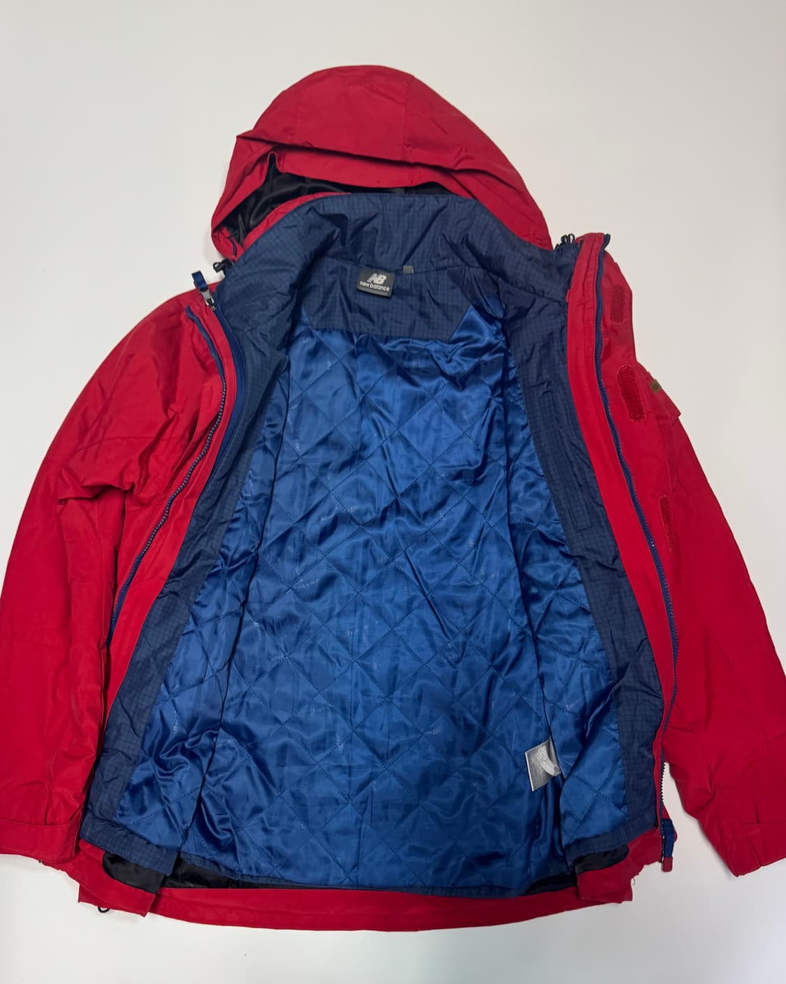 뉴발란스 레드 후드 바람막이 + 내피 상품이미지3