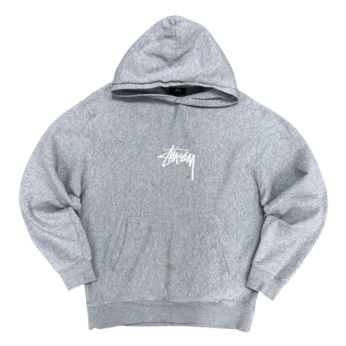 스투시 스탁 자수로고 그레이 후드(XL) 상품이미지1