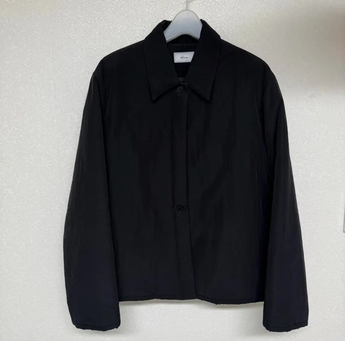 모이아 패디드셔츠 moia padded shirt (black) 상품이미지6