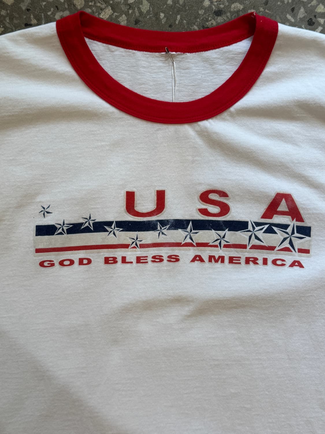 90s 싱글스티치 USA 링거 티셔츠(HT25) 상품이미지2