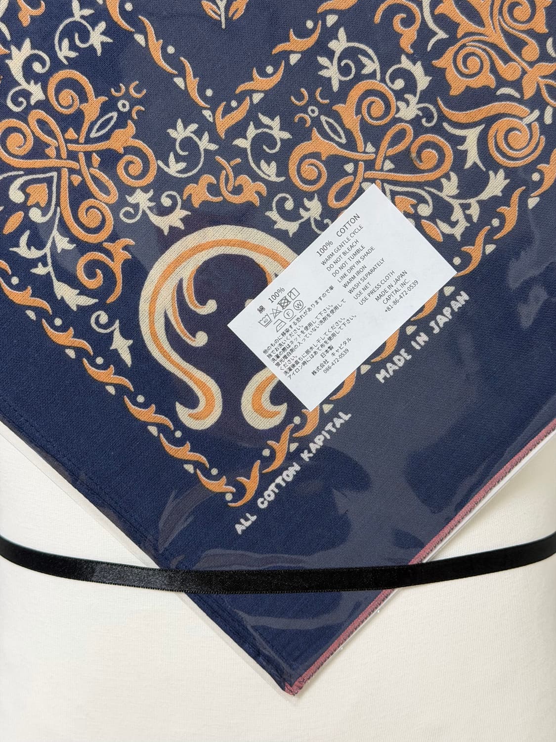 캐피탈 25F/W Antler Naja blue 반다나 상품이미지2