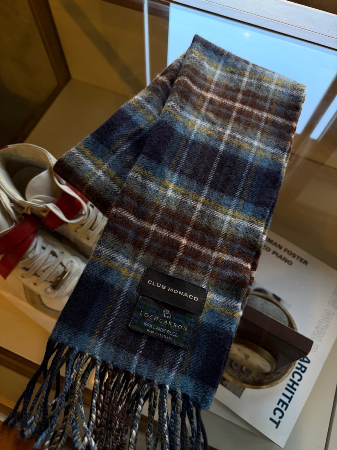 LOCHARRON X 클럽모나코 램스울 머플러 상품이미지1