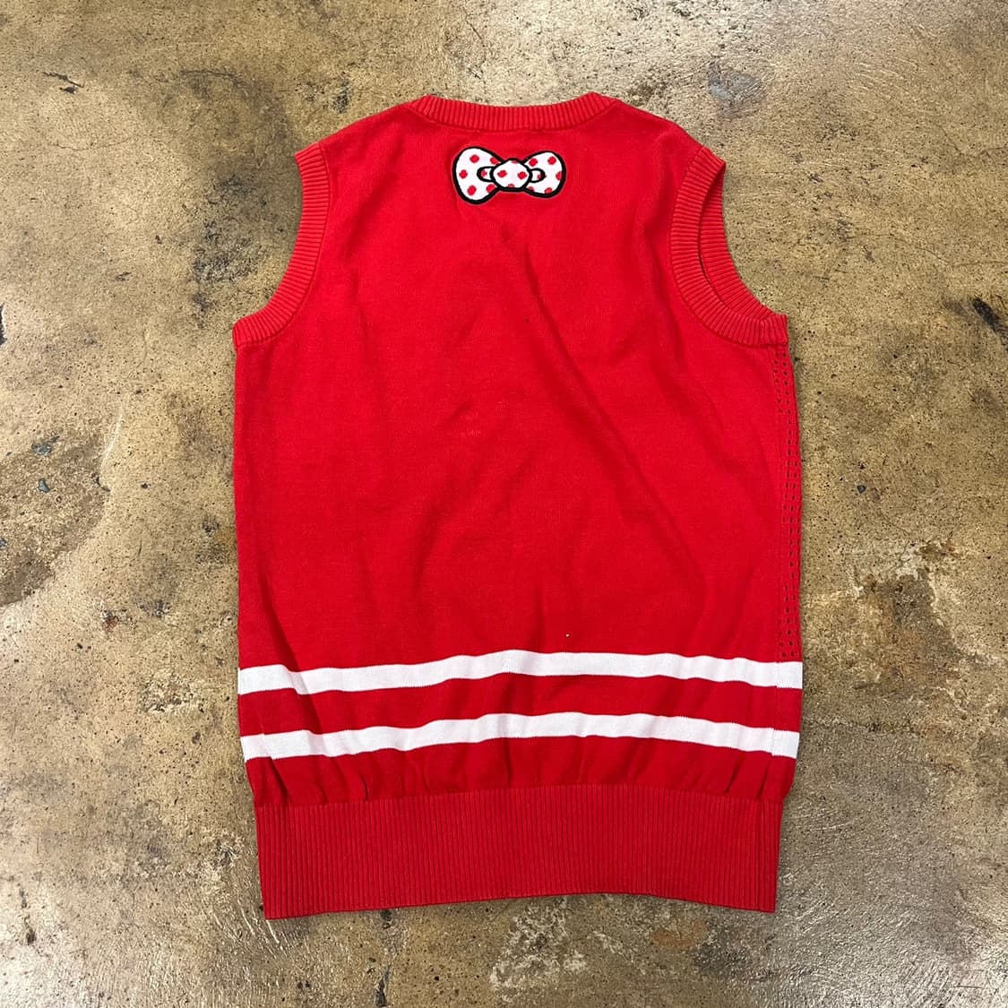 [정품/95] 벤제프 헬로키티 여성 골프 니트 조끼 베스트 b15 상품이미지3