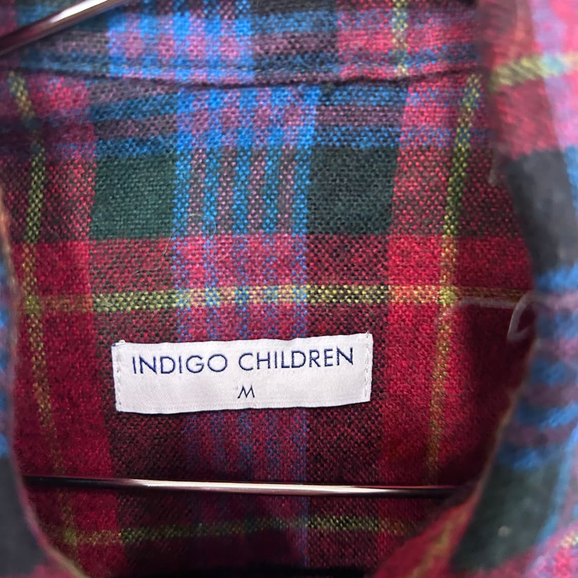 인디고칠드런 빈티지 오버핏 타탄체크 셔츠 상품이미지3
