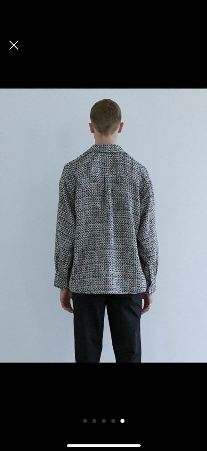 Crushagain 트위드 셔츠 상품이미지2