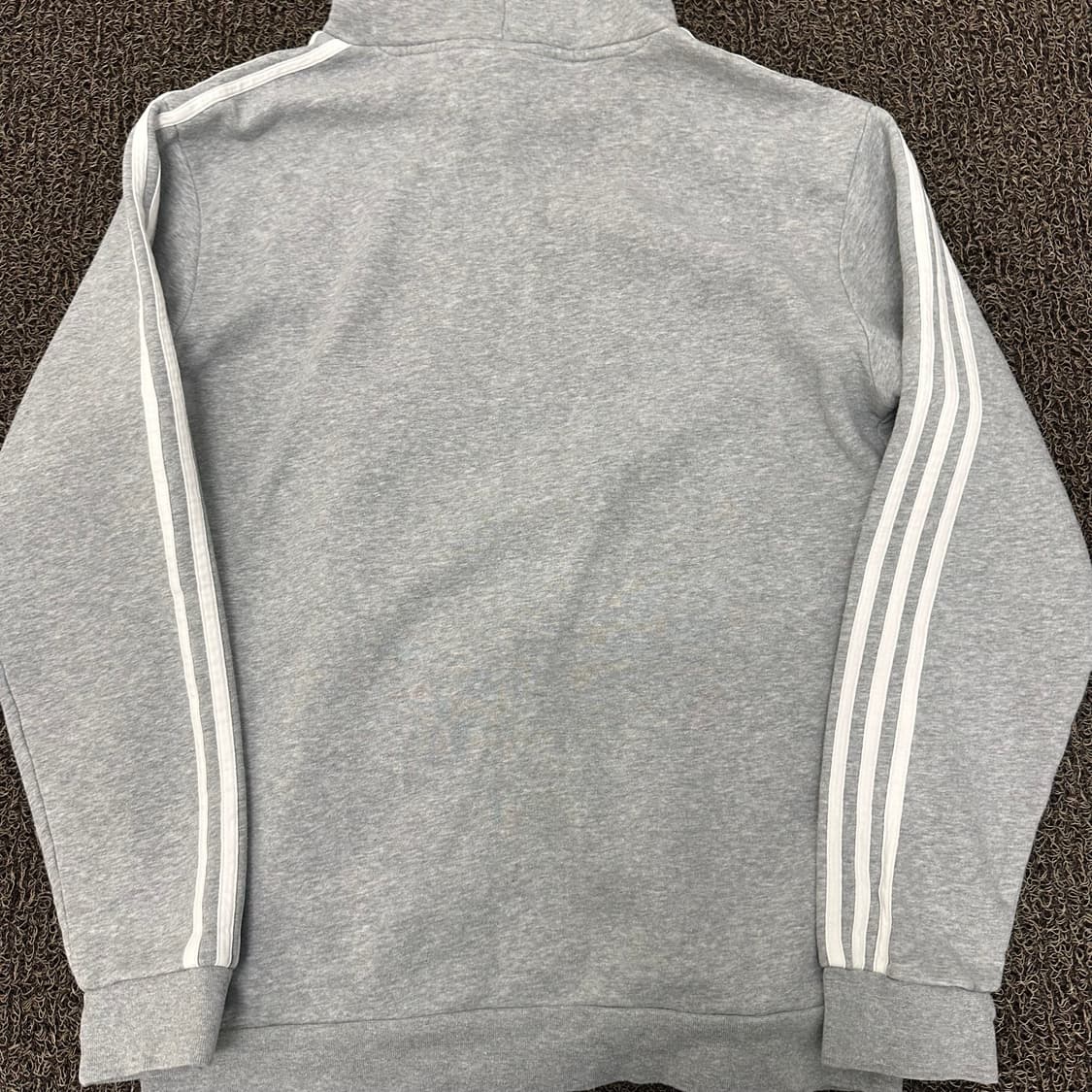 아디다스 삼선 후드티 그레이 XL 상품이미지7