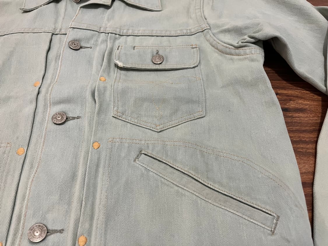 더블알엘 RRL 셀비지 데님 워싱 산타페 워크 자켓 사이즈 M 상품이미지3