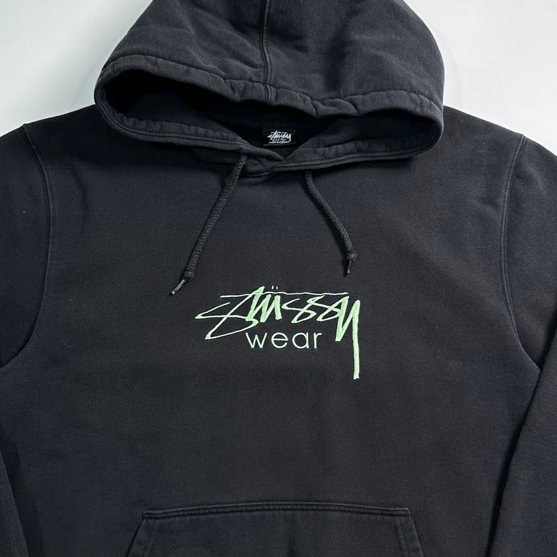 스투시 Wear 블랙 후드티  상품이미지2