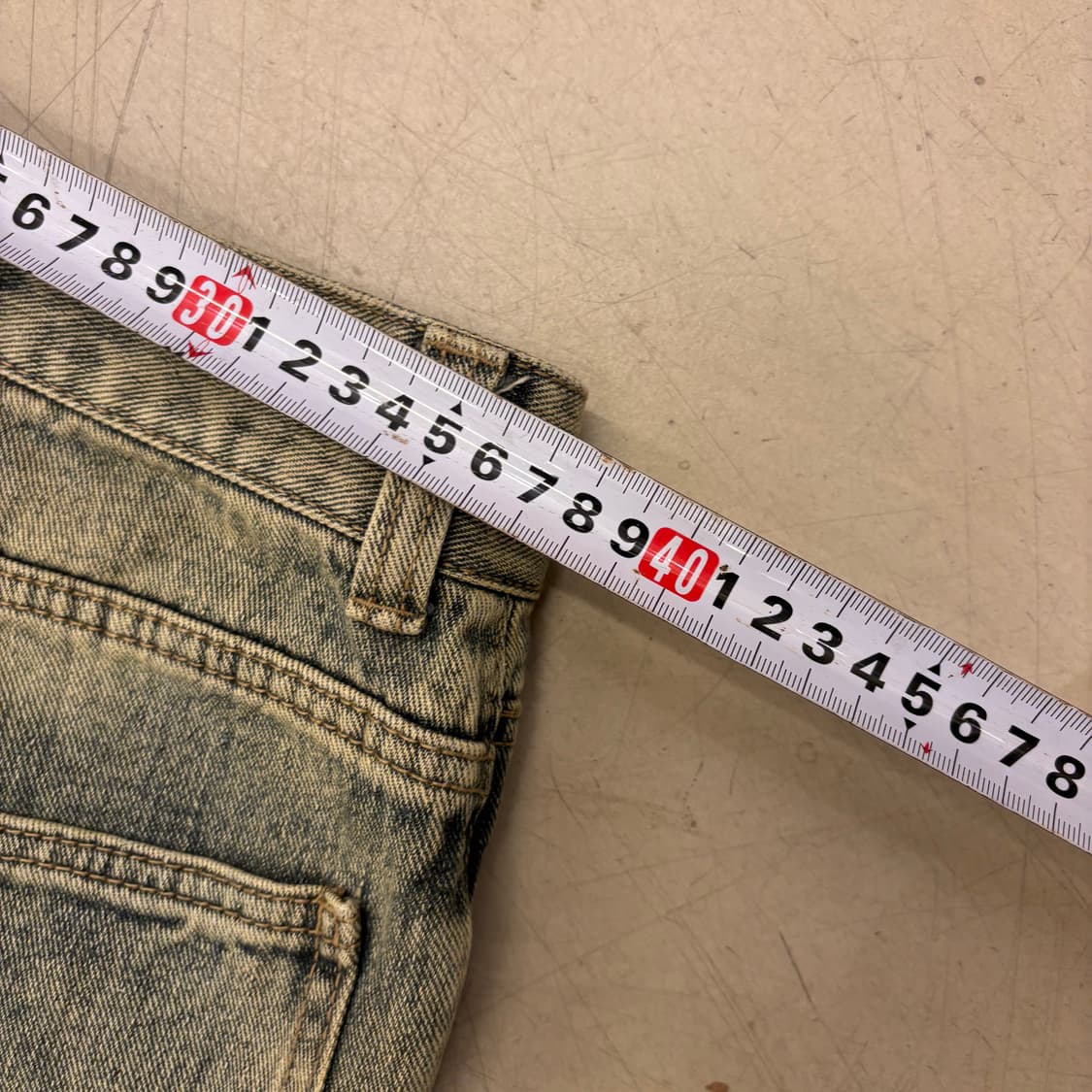 메종미네드 워싱 와이드 데님 팬츠 상품이미지6