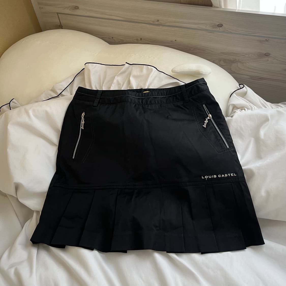 루이까스텔 블랙 골프 스커트 상품이미지4