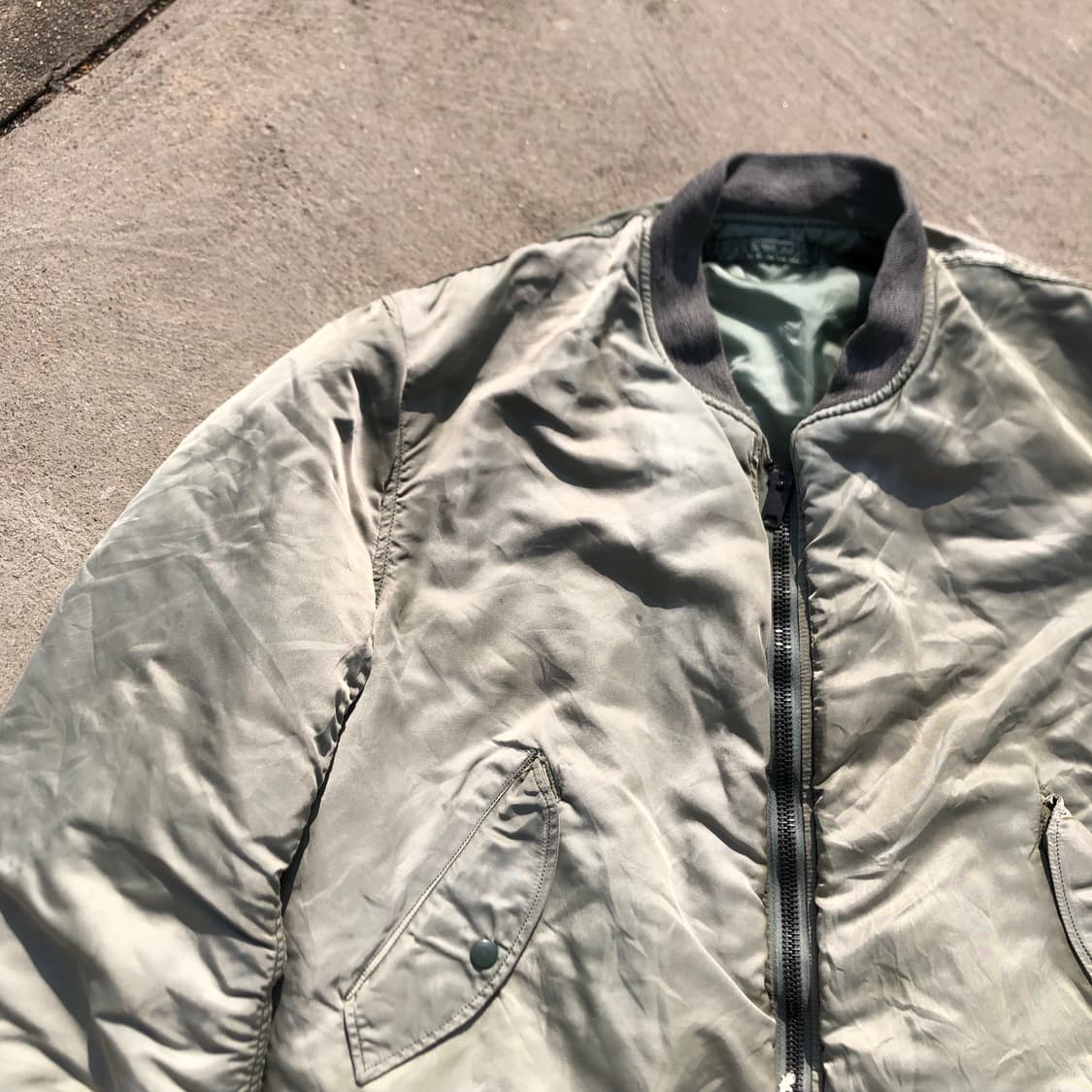 [XL] 80s 알파 인더스트리 Ma1 항공점퍼 상품이미지4