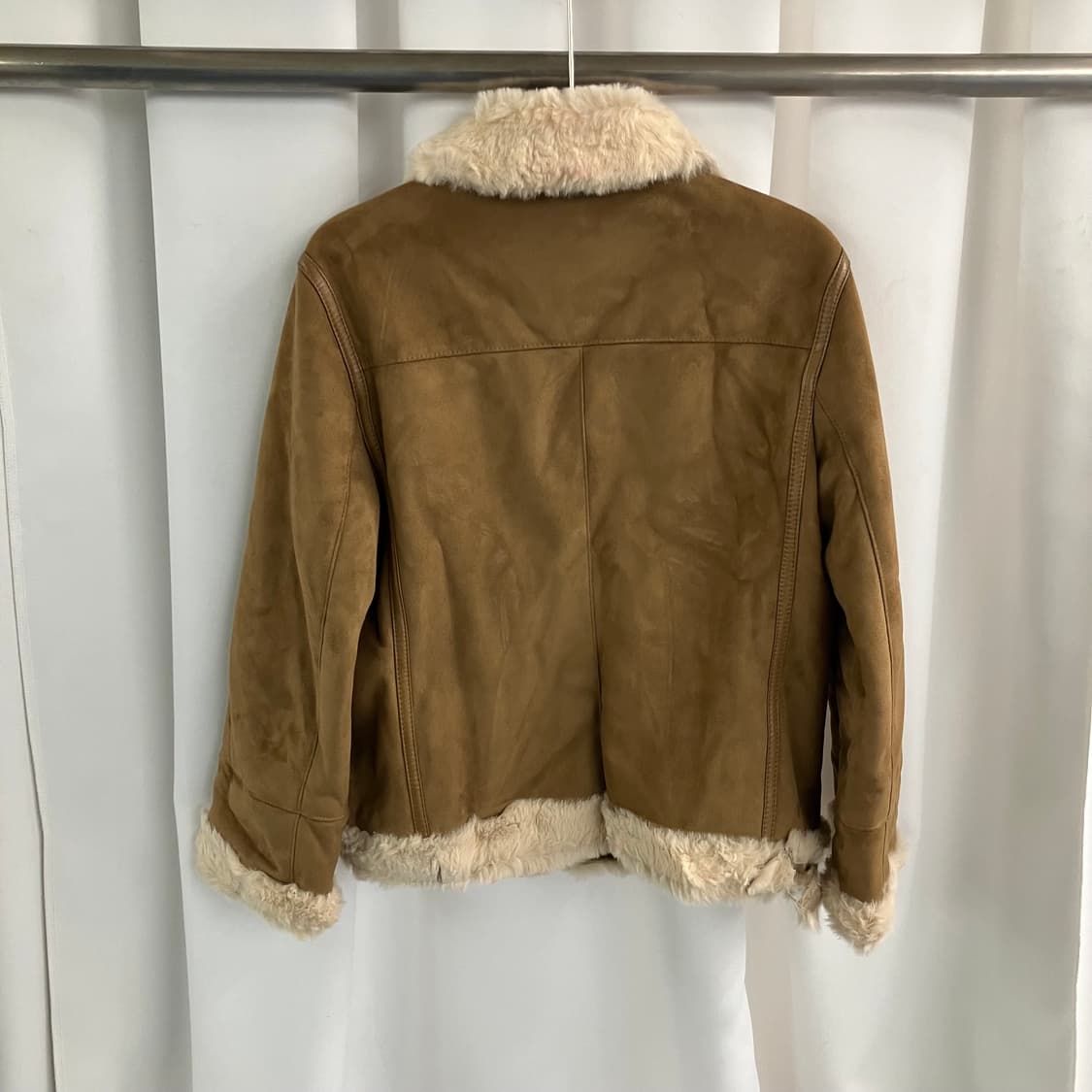 LEE 리 카우레더 토끼털 무스탕 자켓 100 상품이미지2