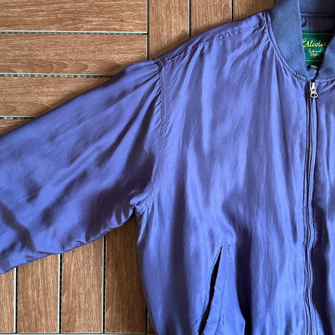 Elcolos silk 100% bomber jacket  상품이미지3