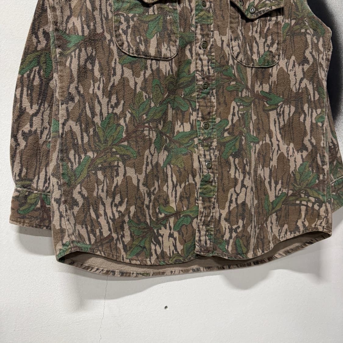 Browning USA 정글 카모 패턴 코튼 긴팔 셔츠 상품이미지4