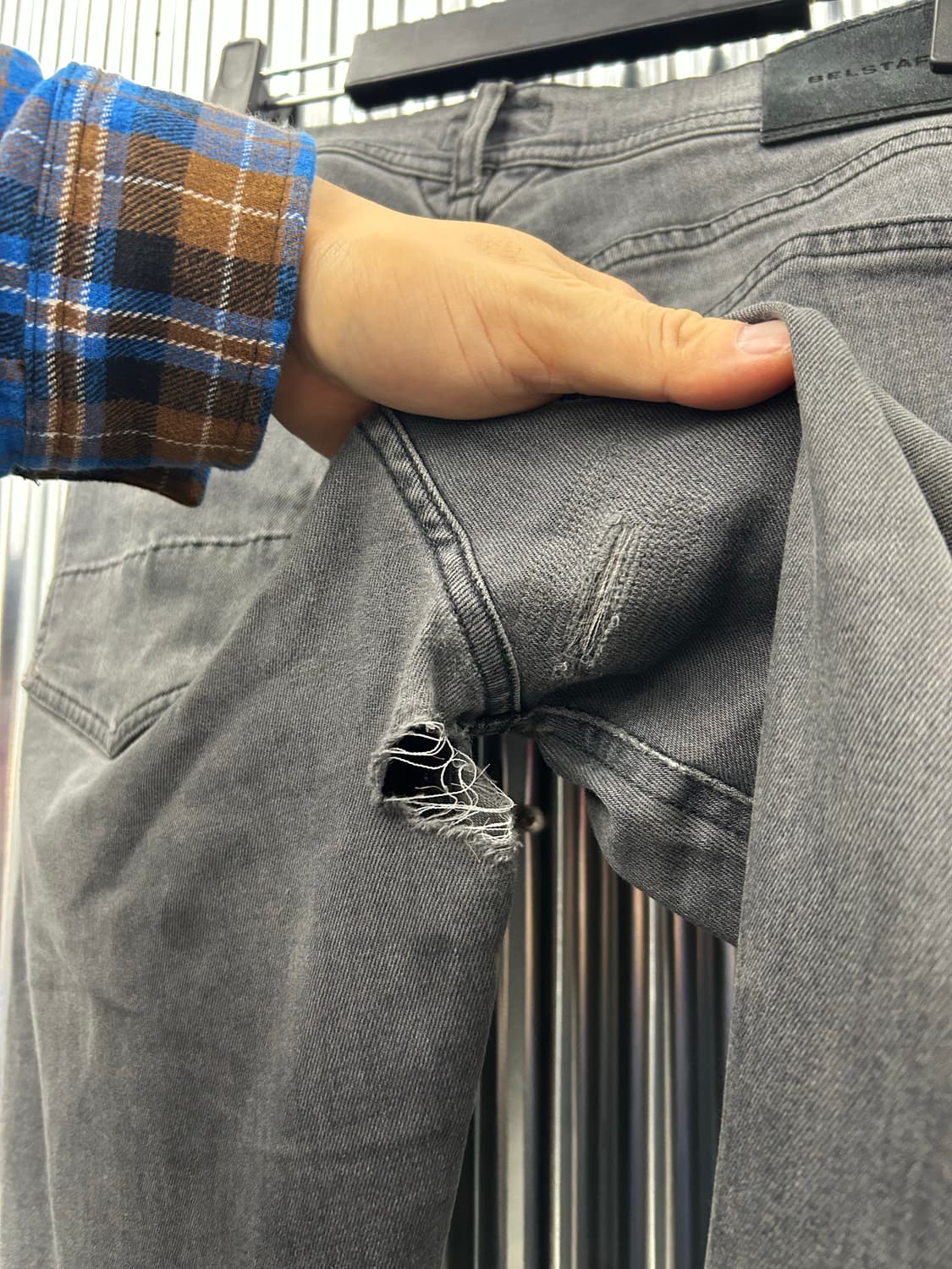 BELSTAFF 그레이 워싱 데님 상품이미지10