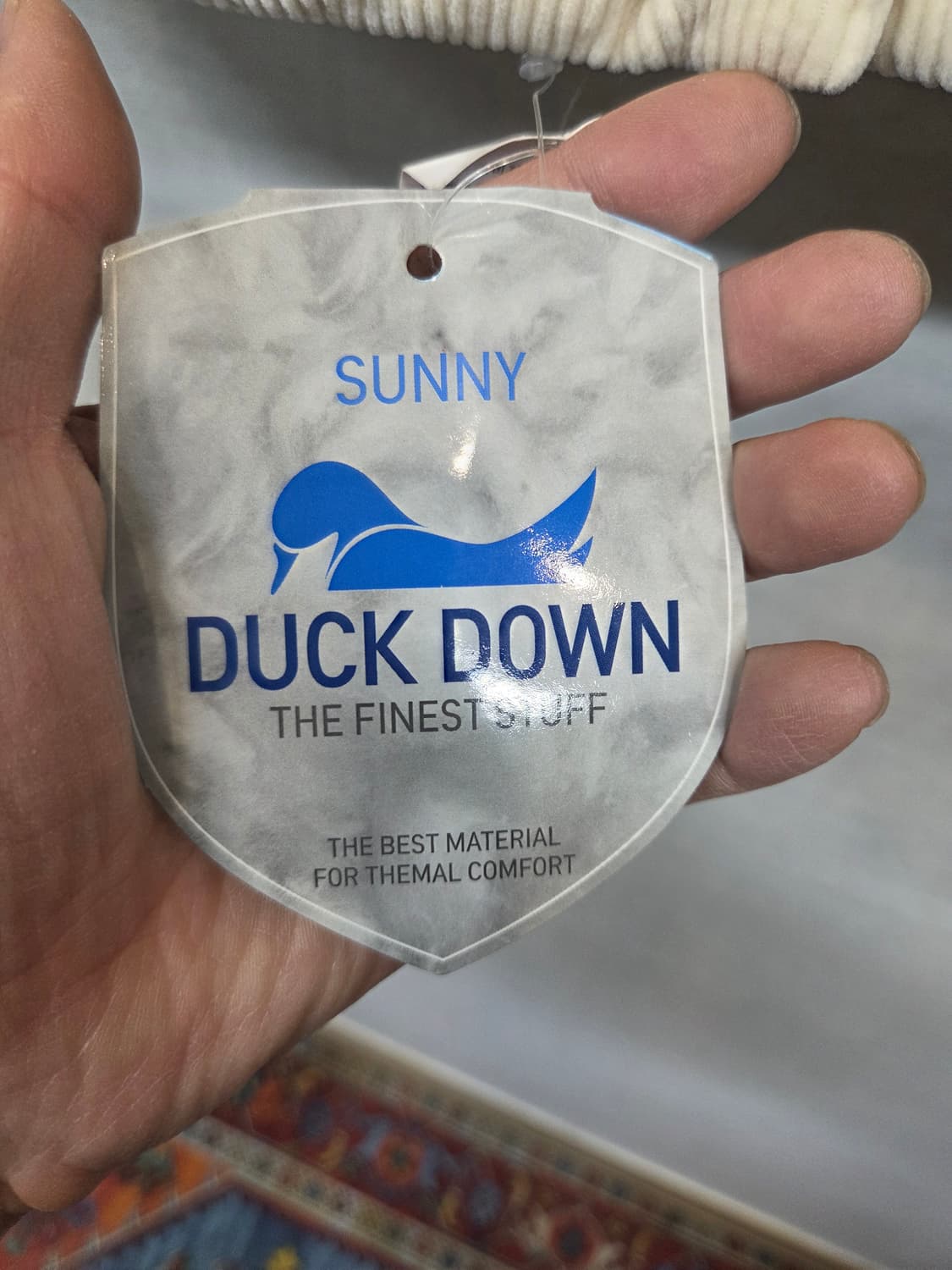 래핑 차일드 키즈 덕다운 코듀로이 패딩 110 상품이미지4