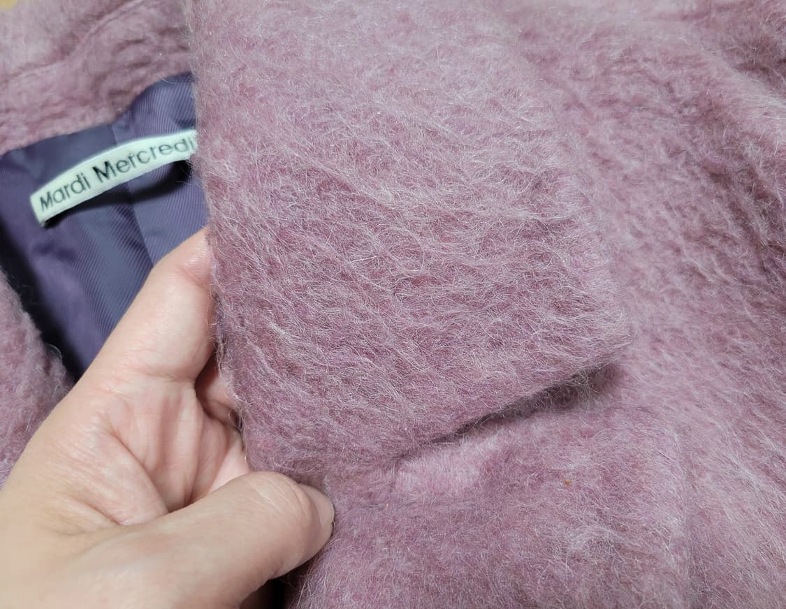 마르디메크르디(Mardi Mercredi) 모헤어 코트 프리사이즈 상품이미지4