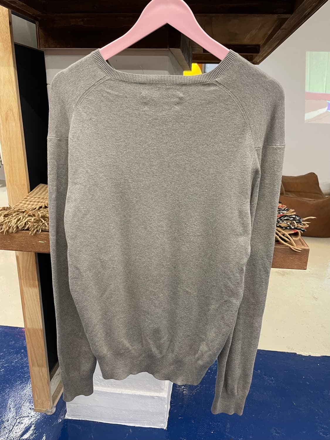 PRL 폴로 랄프로렌 피마코튼 브이넥 니트 상품이미지5