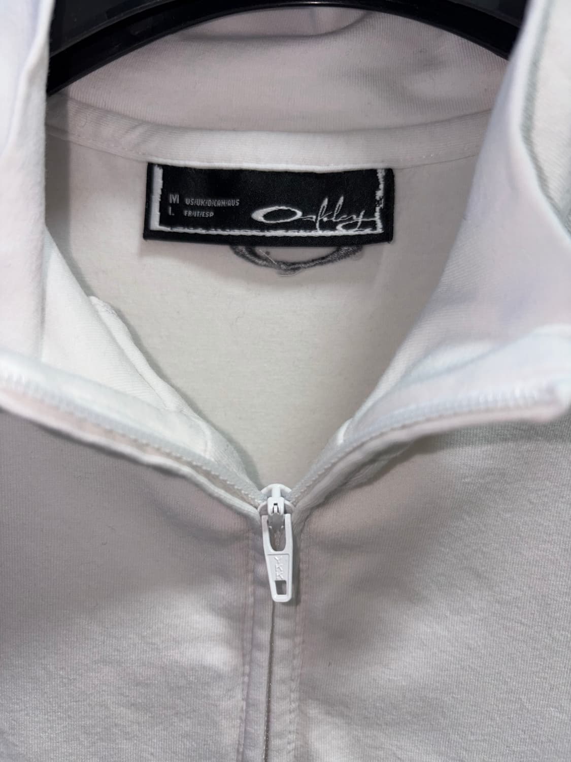 오클리 반집업 반팔티셔츠 화이트 상품이미지5