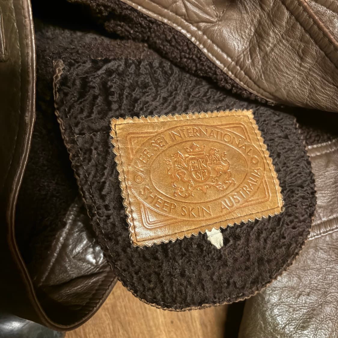 JAPANESE BROWN COW LEATHER BLAZER JACKET 상품이미지3