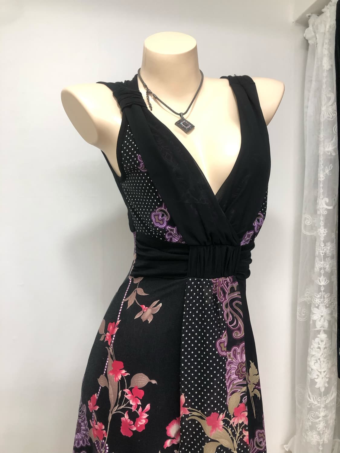kitsch oriental knot detail dress 상품이미지5