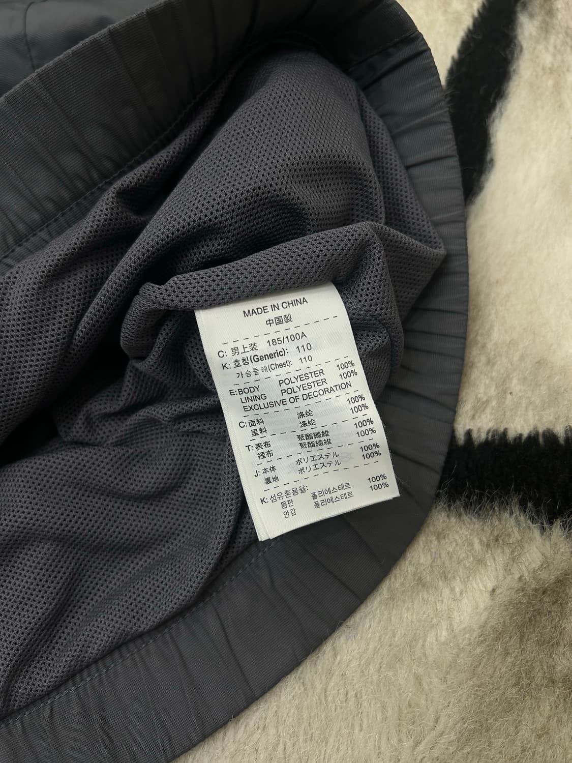 [2XL]나이키골프 00s 반팔 반집업 웜업/블랙그레이 상품이미지5